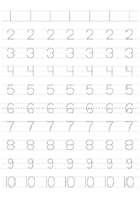 أوراق عمل الأعداد – صفحة التمرين 10