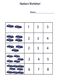 أوراق عمل الأعداد – صفحة التمرين 19