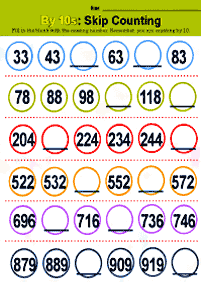 رياضيات للأطفال - التمرين 165