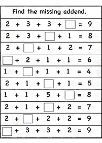 رياضيات للأطفال - التمرين 291