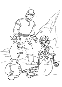 صفحات تلوين ملكة الثلج – الصفحة  74