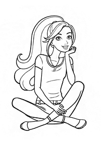 barbie coloring pages - page 60
