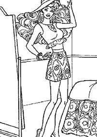 barbie coloring pages - page 63