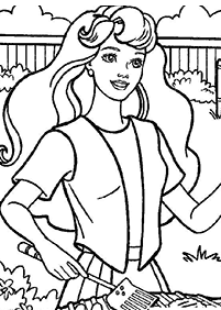 barbie coloring pages - page 75
