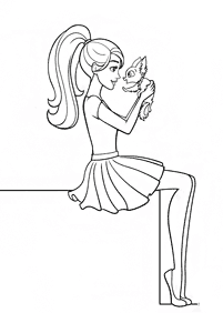 barbie coloring pages - page 77