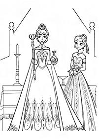 Elsa and Anna - Coloring Pages Index