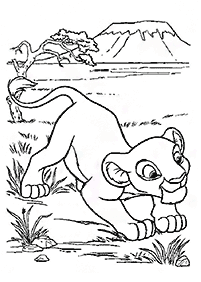 the lion king coloring pages - page 30
