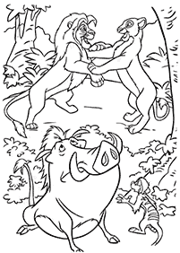 the lion king coloring pages - page 34