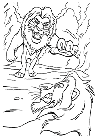 the lion king coloring pages - page 37