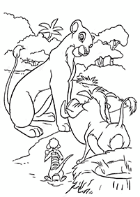 the lion king coloring pages - page 38