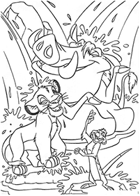 the lion king coloring pages - page 44