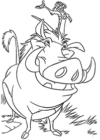 the lion king coloring pages - page 45