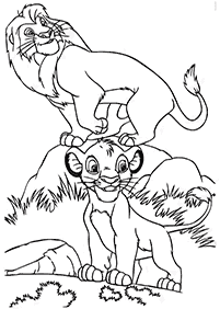 the lion king coloring pages - page 46