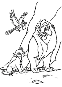the lion king coloring pages - page 47