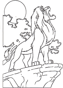 the lion king coloring pages - page 49