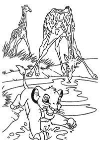 the lion king coloring pages - page 50