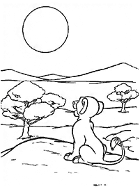 the lion king coloring pages - page 51