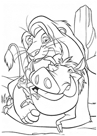 the lion king coloring pages - page 52