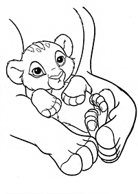 the lion king coloring pages - page 53