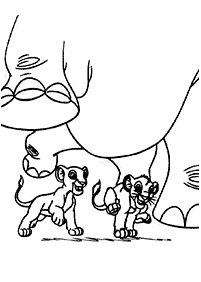 the lion king coloring pages - page 55