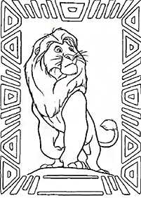 the lion king coloring pages - page 56