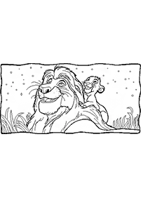 the lion king coloring pages - page 58