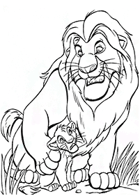 the lion king coloring pages - page 64