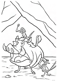 the lion king coloring pages - page 67