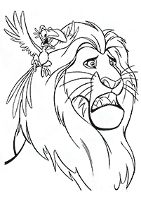the lion king coloring pages - page 71