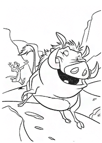 the lion king coloring pages - page 78