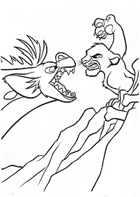 the lion king coloring pages - page 79
