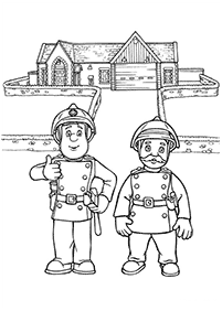 fireman sam coloring pages - page 1