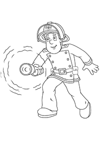 fireman sam coloring pages - page 10