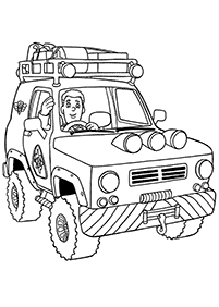 fireman sam coloring pages - page 14