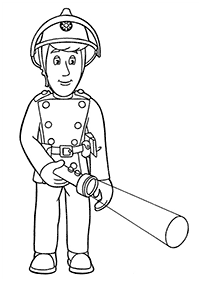 fireman sam coloring pages - page 19