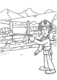 fireman sam coloring pages - Page 20