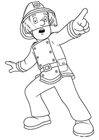 fireman sam coloring pages - Page 23