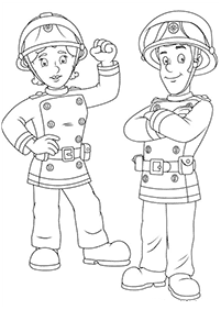 fireman sam coloring pages - Page 27