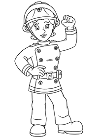 fireman sam coloring pages - page 3
