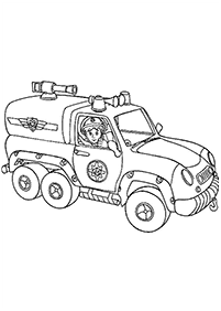 fireman sam coloring pages - page 7