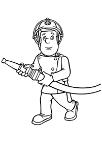 fireman sam coloring pages - page 9