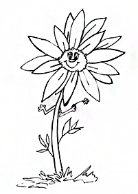 flower coloring pages - page 133