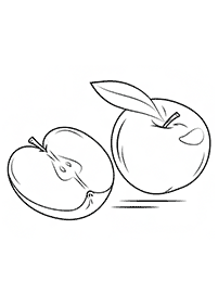 fruit coloring pages - page 1