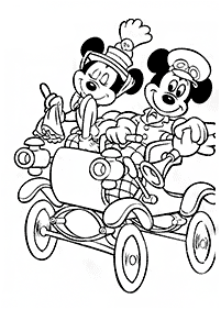 Minnie Mouse – Páginas imprimibles para colorear