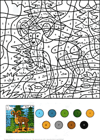 Numerowane kolorowanki – kolorowanka 137