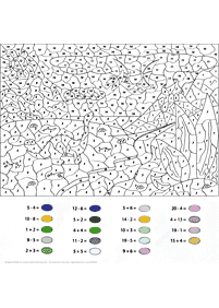 Numerowane kolorowanki – kolorowanka 143
