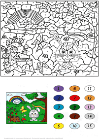 Numerowane kolorowanki – kolorowanka 145