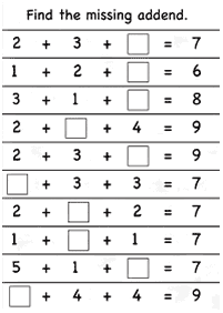 1st & 2nd Grade Worksheets - Page 3