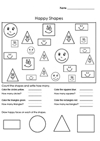 kindergarten worksheets - worksheet 287