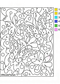 تلوين بالأرقام - صفحة التلوين 157